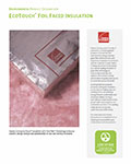 Environmental Product Declaration: EcoTouch Foil Faced Insulation